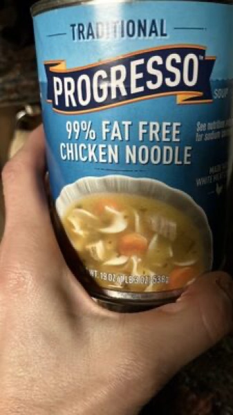 Progresso Traditional Chicken Noodle Canned Soup package