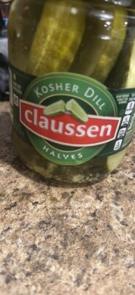 Claussen Dill Pickle Halves package