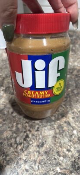 Jif Creamy Peanut Butter package