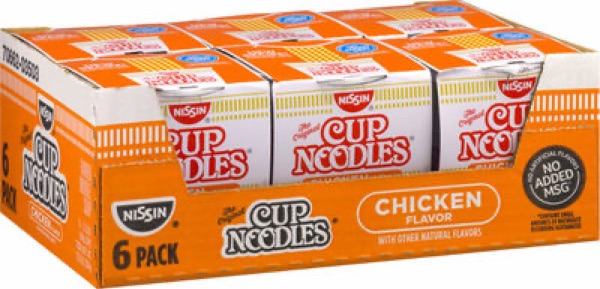 Nissin Cup Noodles, Chicken package