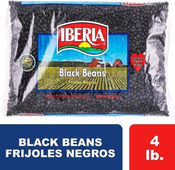 Iberia Black Beans package